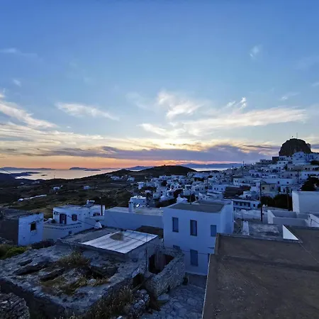 아파트 Meltemi Chora Panoramic View *